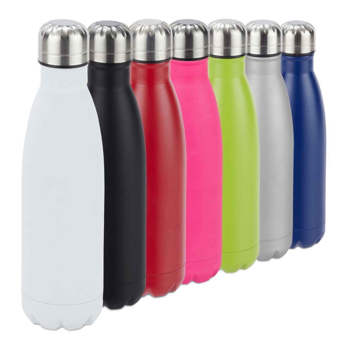 Sticla termica pentru antrenament sau drumetii, din otel inoxidabil, 500 ml, alb - imagine 3