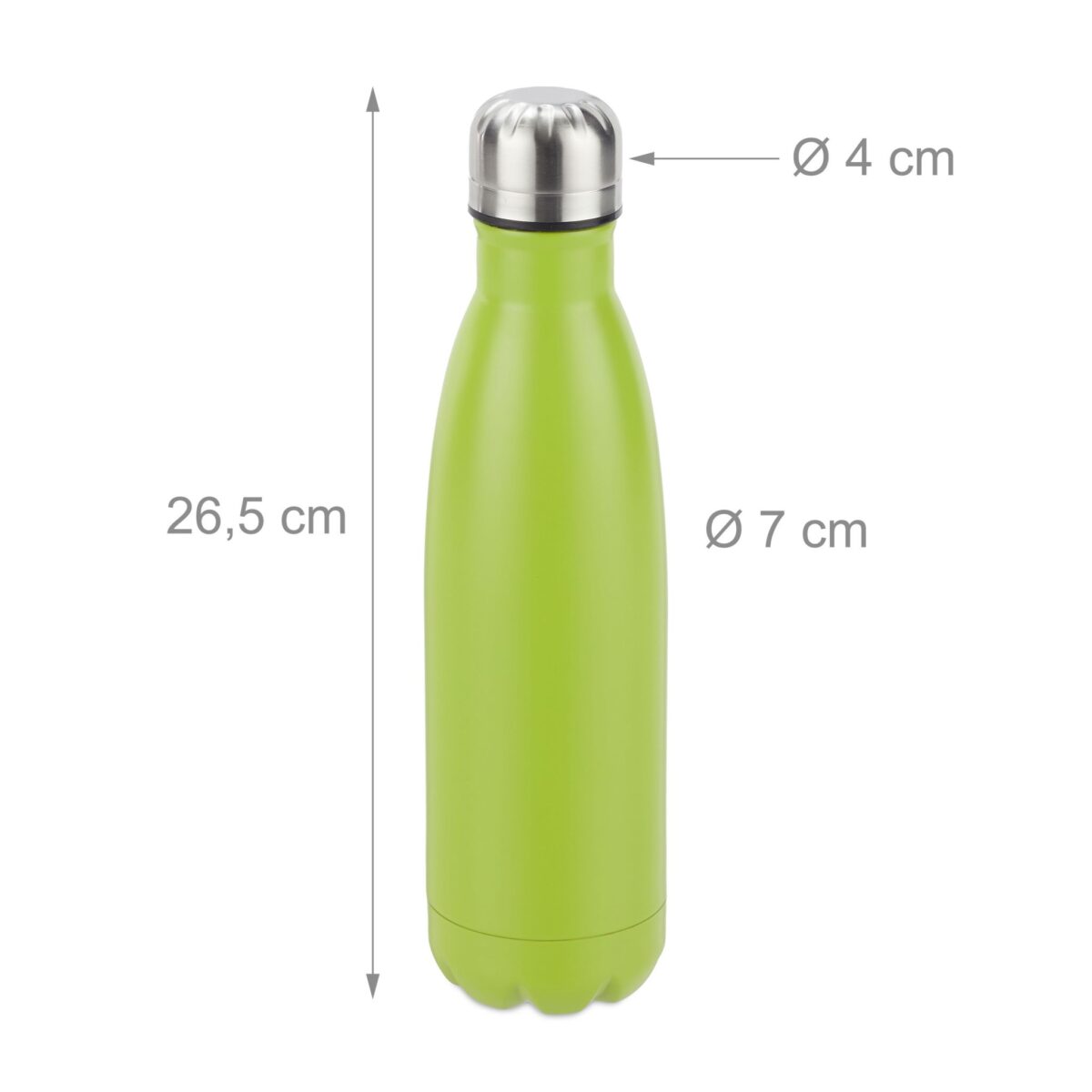 Sticla termica pentru antrenament sau drumetii, din otel inoxidabil, 500 ml, verde - imagine 3