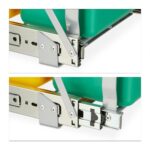 Cos de gunoi incorporabil, reciclare selectiva, 2 x 8 L, capac, plastic/otel, Relaxdays - imagine 6