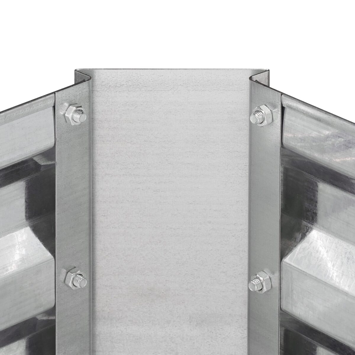 Pat de flori, bordura metalica zincata inaltata, silver, 30 x 120 x 90 cm, Kraftpunkt - imagine 2