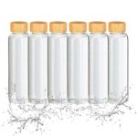Set 6 sticle 500 ml, rezistente la caldura si frig, transparent