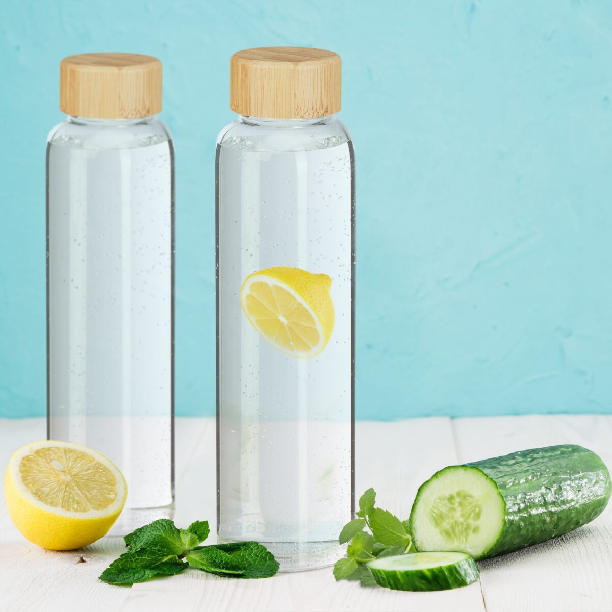 Set 6 sticle 500 ml, rezistente la caldura si frig, transparent - imagine 4
