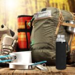Set de 2 sticle 500 ml, rezistente la caldura si frig, transparent/argintiu/negru - imagine 7