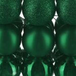 Set globuri brad, Craciun, 150 bucati, verde inchis, NEW 2 - imagine 2