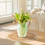Set 6 suporturi pentru farfurii, design natural si elegant, 0,5 x 37 cm, Relaxdays - imagine 5