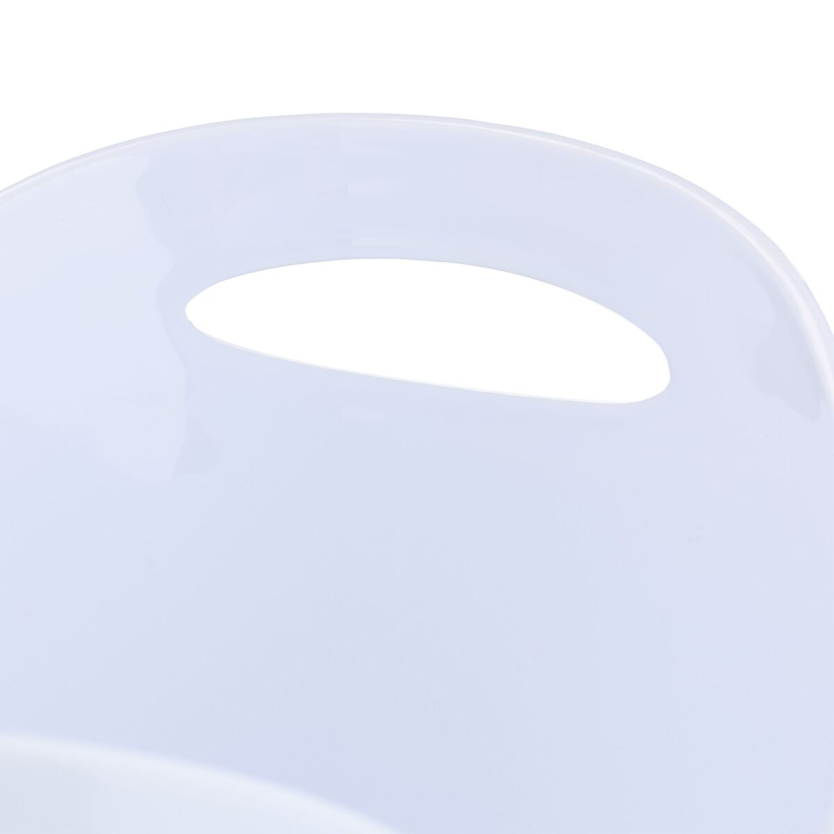 Frapiera pentru sticle si gheata, 8 L, plastic, alb, 25,5 x 35 x 25,5 cm, Relaxdays - imagine 7