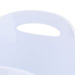 Frapiera pentru sticle si gheata, 8 L, plastic, alb, 25,5 x 35 x 25,5 cm, Relaxdays - imagine 7