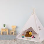 Cort de joaca pentru copii, 158 x 125 x 125 cm, Relaxdays - imagine 4