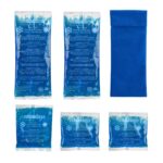 Compresa rece/calda pentru genunchi, 5 bucati, 28 x 12 x 1,5 cm