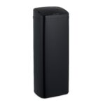 Cos de gunoi cu senzor, 50 L, otel inoxidabil, negru, Relaxdays