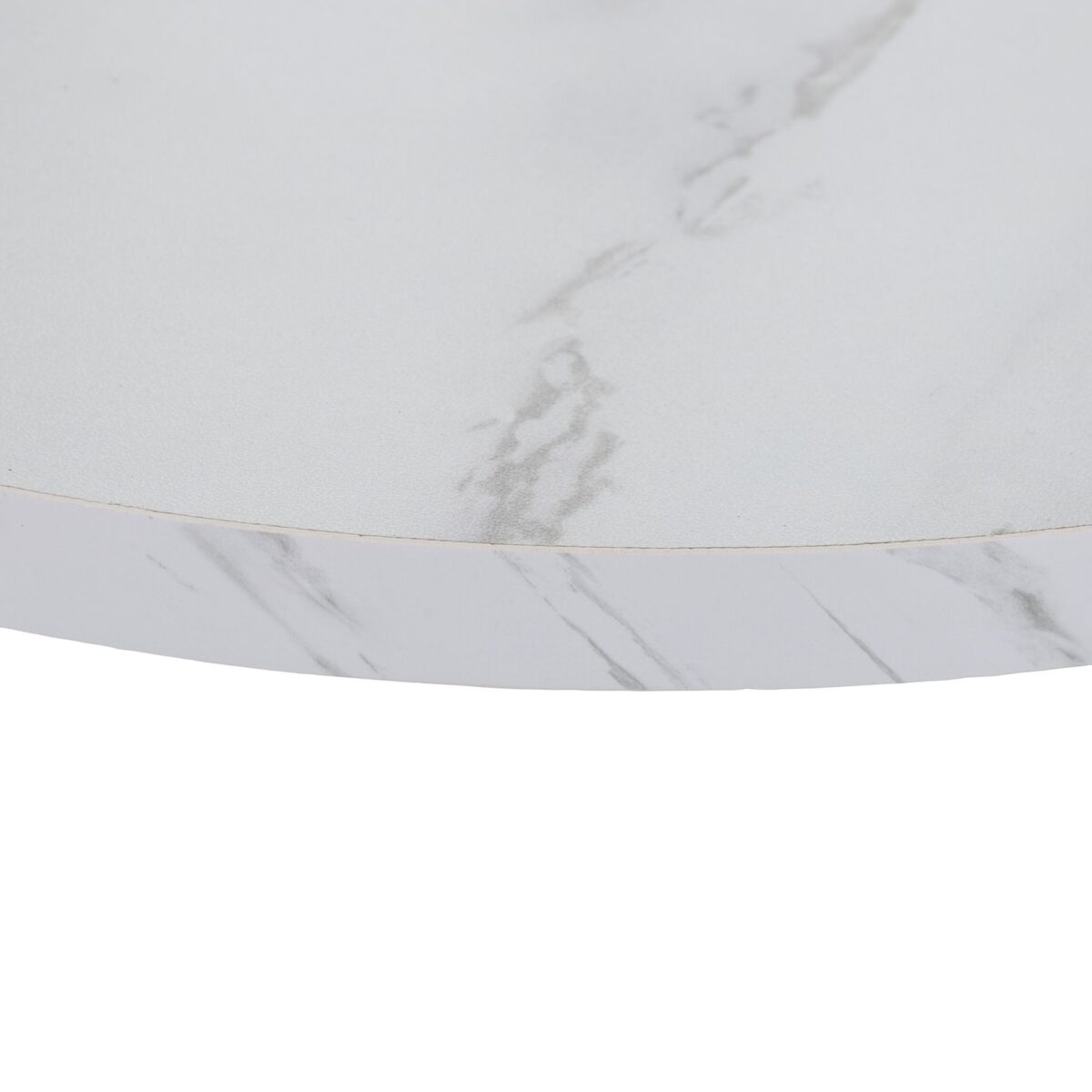 Masute de cafea, blat MDF stil marmura, cadru negru, design elegant, Relaxdays - imagine 5