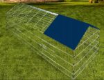 Cusca pentru iepuri si rozatoare Cadoca®, protectie solara, 180 x 75 x 75 cm - imagine 5
