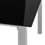 Set mobilier de gradina/terasa, Milano, 9 piese, 8 scaune si masa, din aluminiu, gri-argintiu - imagine 5