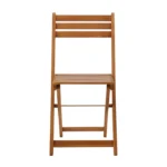 Set mobilier pentru terasa/balcon, din lemn, maro - imagine 4