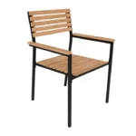Set mobilier de gradina/terasa, 4 persoane, din lemn - imagine 4