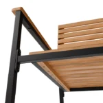 Set mobilier de gradina/terasa, 4 persoane, din lemn - imagine 5