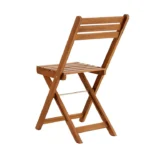 Set mobilier pentru terasa/balcon, din lemn, maro - imagine 5