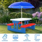 Set mobilier de gradina/camping pentru copii SpielWerk, 3 piese - imagine 8