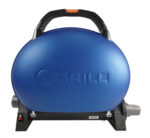 Gratar portabil, pe gaz, stut ⌀ 10mm si 15mm, albastru, O-GRILL 500