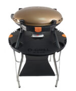 Gratar portabil, pe gaz, stut ⌀ 10mm si 15mm, gold, O-GRILL 500 - imagine 9