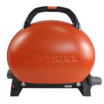 Gratar portabil, pe gaz, stut ⌀ 10mm si 15mm, portocaliu, O-GRILL 500