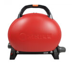 Gratar portabil, pe gaz, stut ⌀ 10mm si 15mm, rosu, O-GRILL 500
