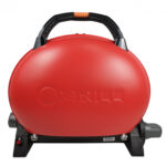 Gratar portabil, pe gaz, stut ⌀ 10mm si 15mm, rosu, O-GRILL 500