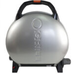 Gratar portabil, pe gaz, stut ⌀ 10mm si 15mm, argintiu, O-GRILL 600
