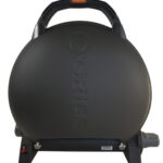 Gratar portabil, pe gaz, stut ⌀ 10mm si 15mm, negru, O-GRILL 600