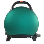 Gratar portabil, pe gaz, stut ⌀ 10mm si 15mm, verde, O-GRILL 600