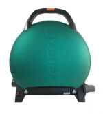 Gratar portabil, pe gaz, stut ⌀ 10mm si 15mm, verde, O-GRILL 600