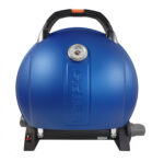 Gratar portabil, pe gaz, stut ⌀ 10mm si 15mm, albastru, O-GRILL 900