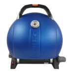 Gratar portabil, pe gaz, stut ⌀ 10mm si 15mm, albastru, O-GRILL 900