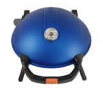 Gratar portabil, pe gaz, stut ⌀ 10mm si 15mm, albastru, O-GRILL 900 - imagine 2