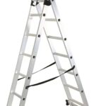 Scara multifunctionala, 2x7 trepte, din aluminiu, Rotor