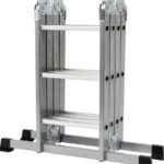 Scara pliabila, 4 nivele x 3 trepte, din aluminiu, Rotor