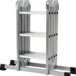 Scara pliabila, 4 trepte, din aluminiu, Rotor