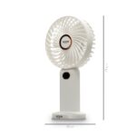 Ventilator Portabil, 5 trepte de viteza, cu USB, Acumulator, BÖHM HOME - imagine 2