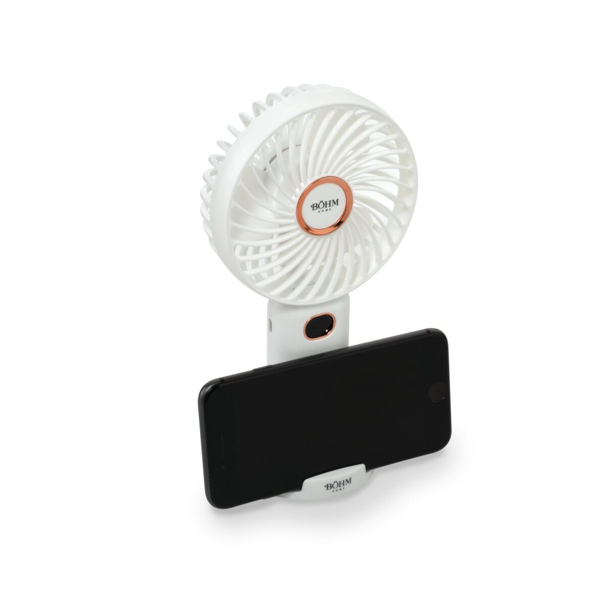 Ventilator Portabil, 5 trepte de viteza, cu USB, Acumulator, BÖHM HOME - imagine 4