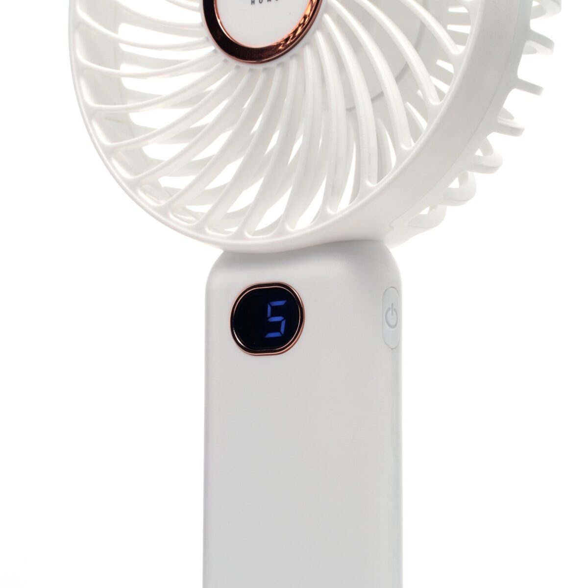 Ventilator Portabil, 5 trepte de viteza, cu USB, Acumulator, BÖHM HOME - imagine 5