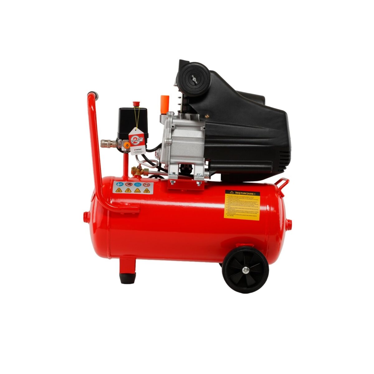 Compresor aer, 24 litri, 8 bar, debit aer 0.1 m³/min, Elefant - imagine 5