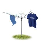 Uscator rufe XXL de exterior curte si gradina, otel, rotativ, pliabil 49 m,Relaxxdays
