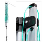 Uscator rufe XXL de exterior curte si gradina, otel, rotativ, pliabil 49 m,Relaxxdays - imagine 5