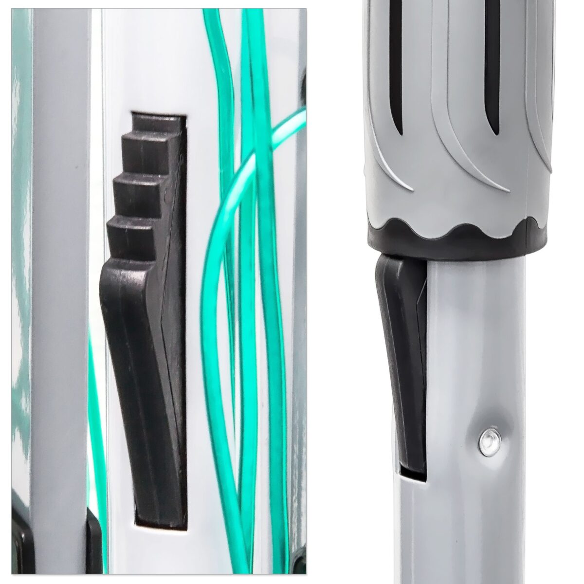 Uscator rufe XXL de exterior curte si gradina, otel, rotativ, pliabil 49 m,Relaxxdays - imagine 6