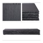 Set 6 platouri ardezie, 30x40 cm, Relaxdays - imagine 7
