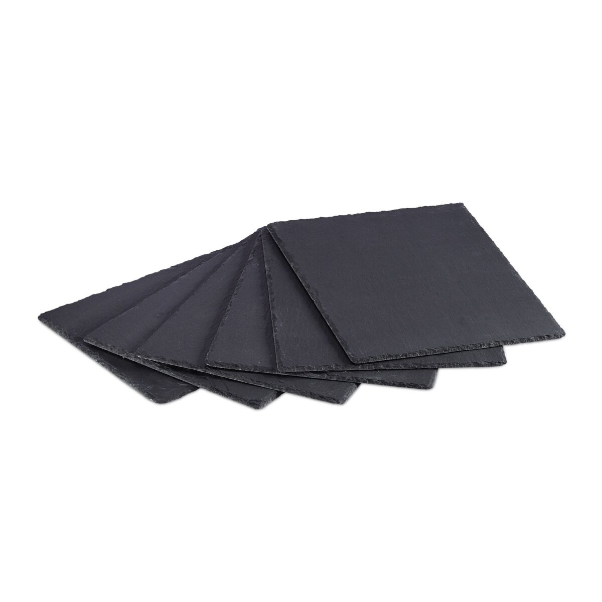 Set 6 platouri ardezie, 30x40 cm, Relaxdays - imagine 8