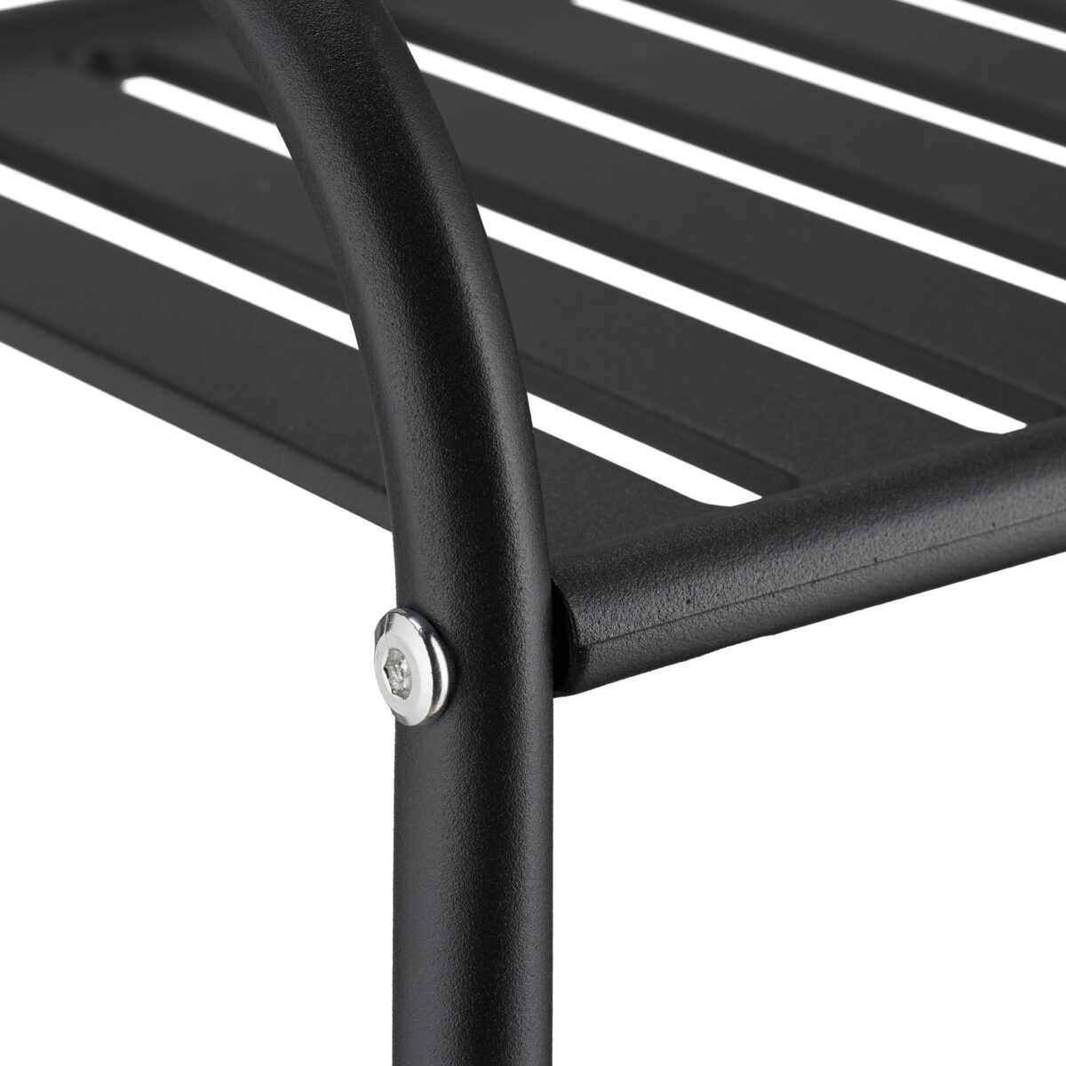 Etajera Metalica cu 5 Rafturi – Design Elegant, Fara Gaurire, pentru Baie, Bucatarie sau Living, negru, Relaxdays - imagine 6