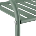 Etajera Metalica cu 5 Rafturi – Design Elegant, Fara Gaurire, pentru Baie, Bucatarie sau Living, verde, Relaxdays - imagine 6