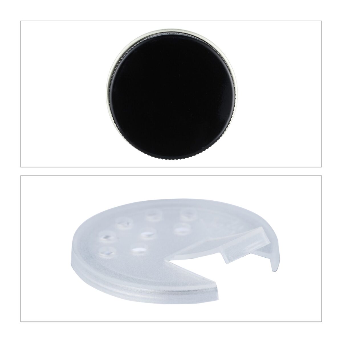 Set 12 recipiente pentru condimente cu accesorii, Relaxdays - imagine 6