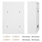 Set de 6 cutii poștale albe cu câte 2 chei fiecare, otel galvanizat, Monzana® - imagine 2